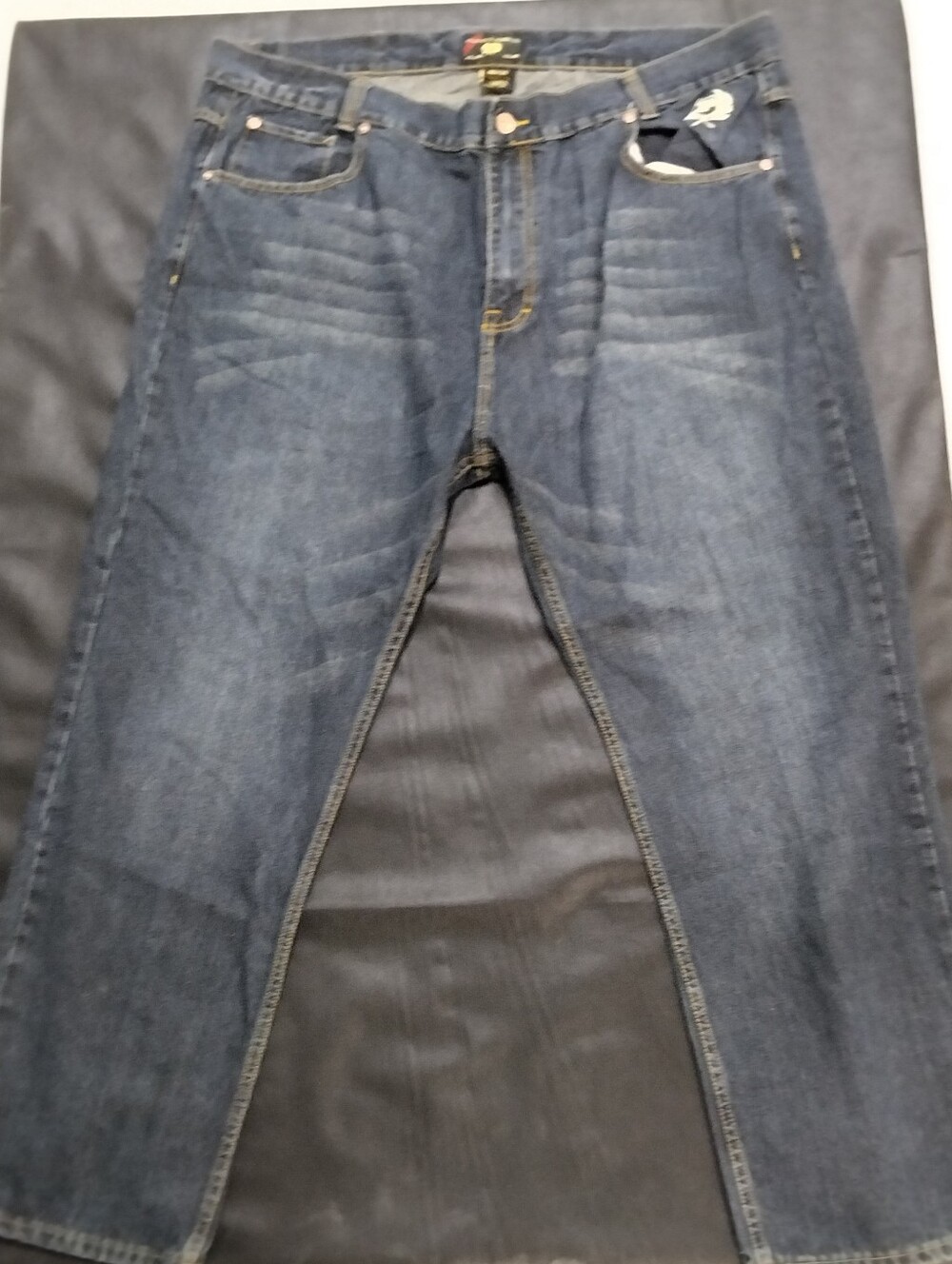 Phat Classic Men's‎ Dark Blue Denim Jeans 46x32